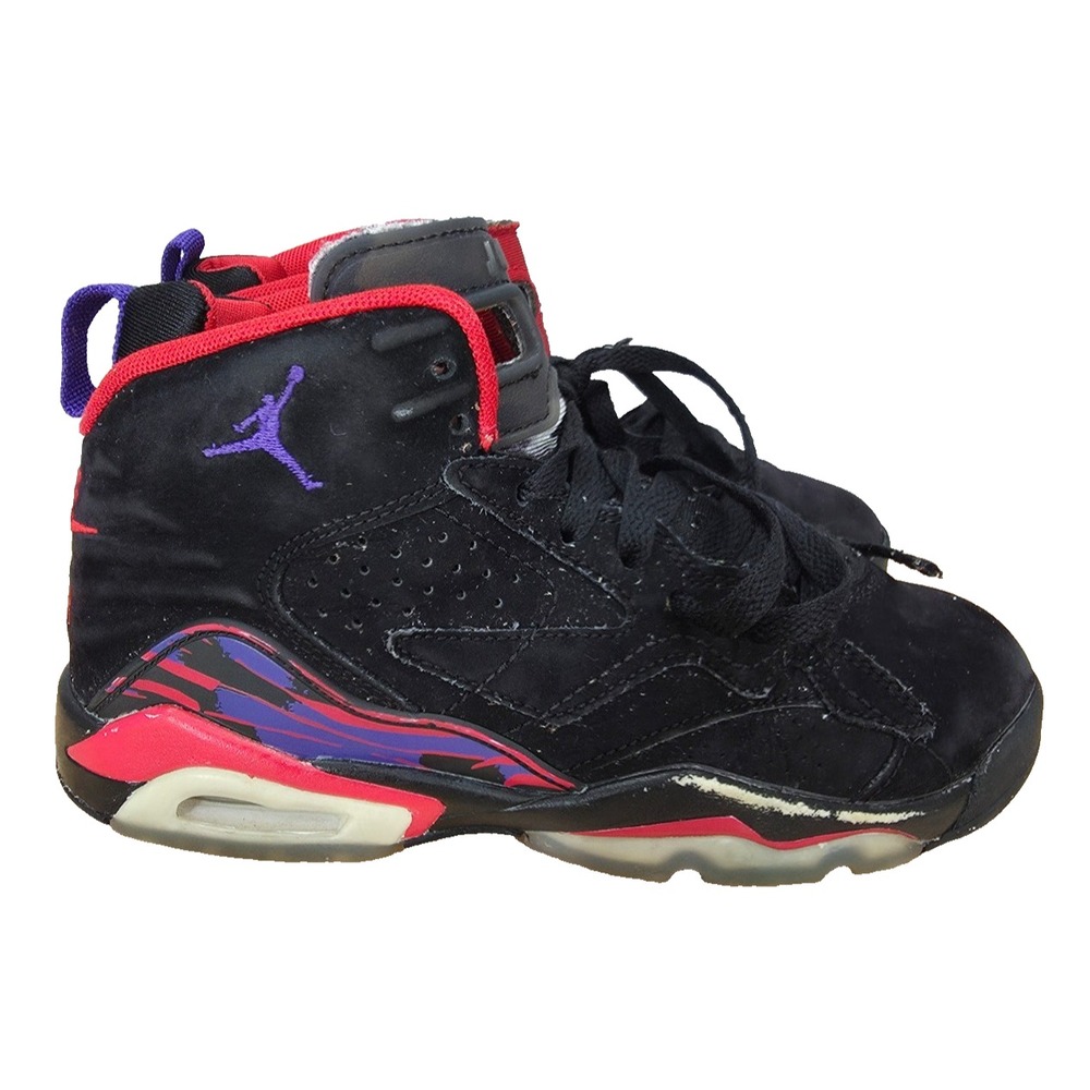 Air Jordan MVP 678 Raptors Basketball Shoes Boys 4 Y Black Sneakers DZ5577-006